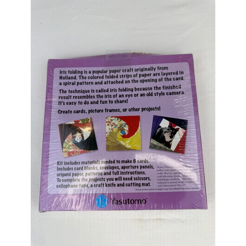 Iris Folding Card Making Kit Lot 460 Cards‎ Compendium Book Yasutomo Foil Paper